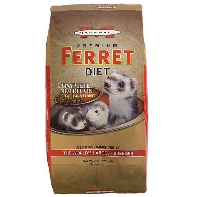 Marshall Premium Ferret Diet - 7lb - Pisces Pet Emporium
