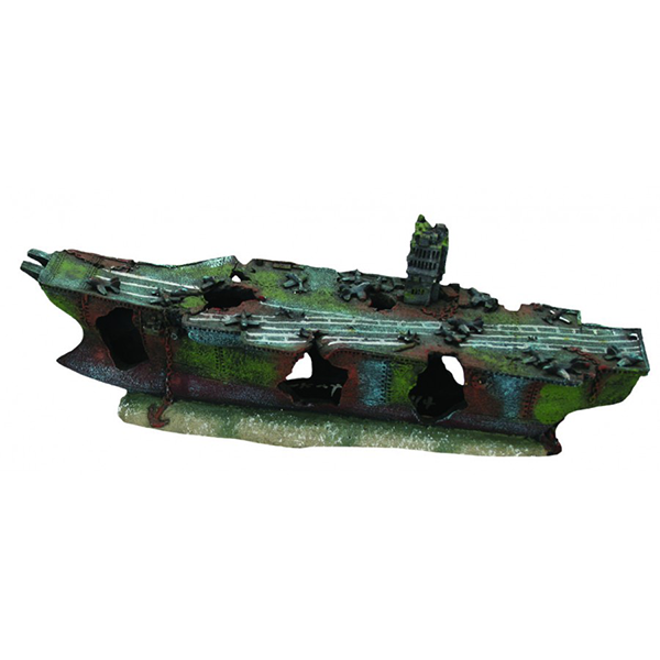 Aqua Fit Aircraft Carrier Shipwreck - Pisces Pet Emporium