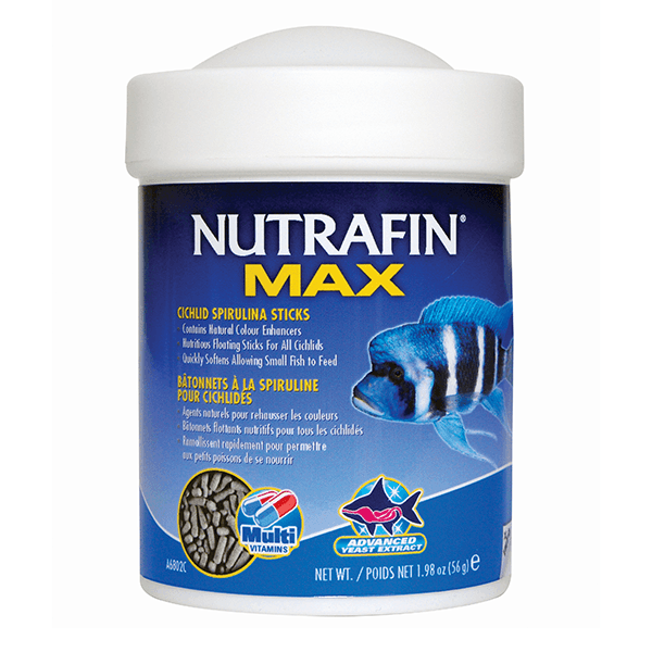 Nutrafin Max Cichlid Spirulina Meal Sticks - Pisces Pet Emporium