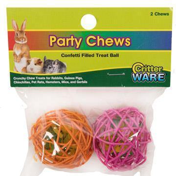Critter Ware Party Chews 2pc - Pisces Pet Emporium