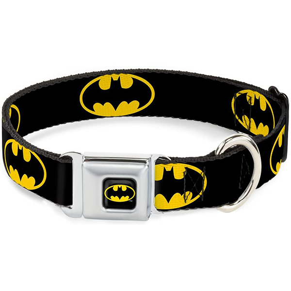 Buckle-Down Batman Shield Collar / Leash - Pisces Pet Emporium