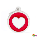 My Family Circle & Heart Pet ID Tag - Pisces Pet Emporium