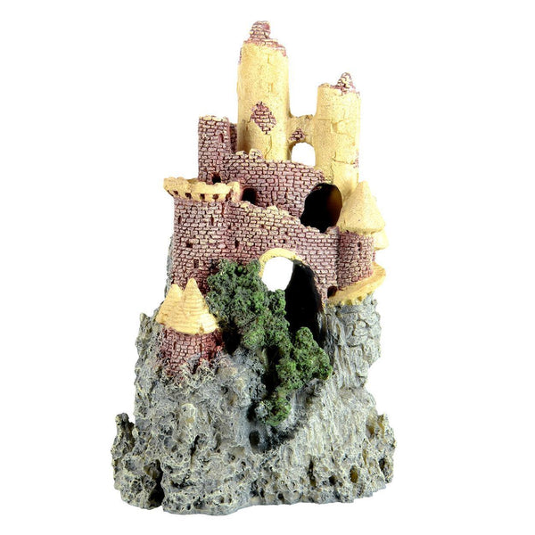 Underwater Treasures Castle on Mountain - Pisces Pet Emporium