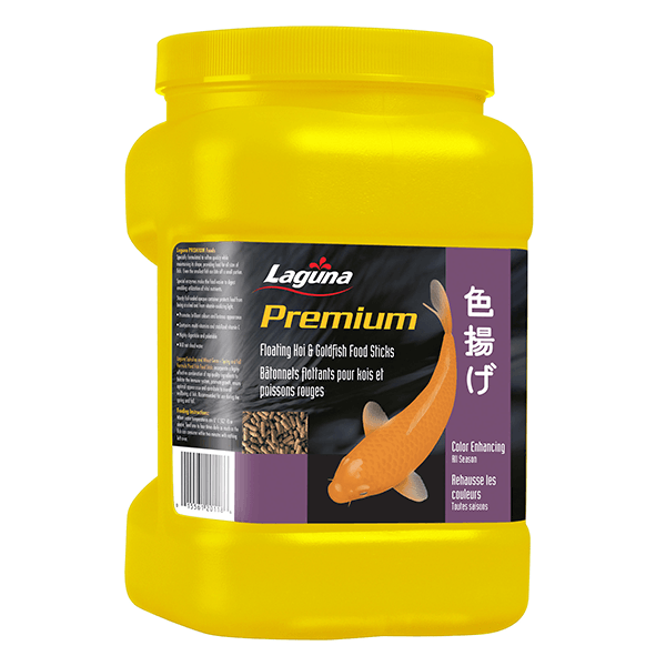 Laguna Premium All Season Colour Enhancing Koi & Goldfish Floating Food Sticks - Pisces Pet Emporium