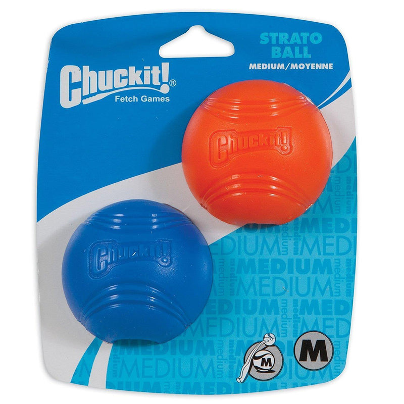 CHUCKIT! Strato Ball 2 Pack - Medium - Pisces Pet Emporium