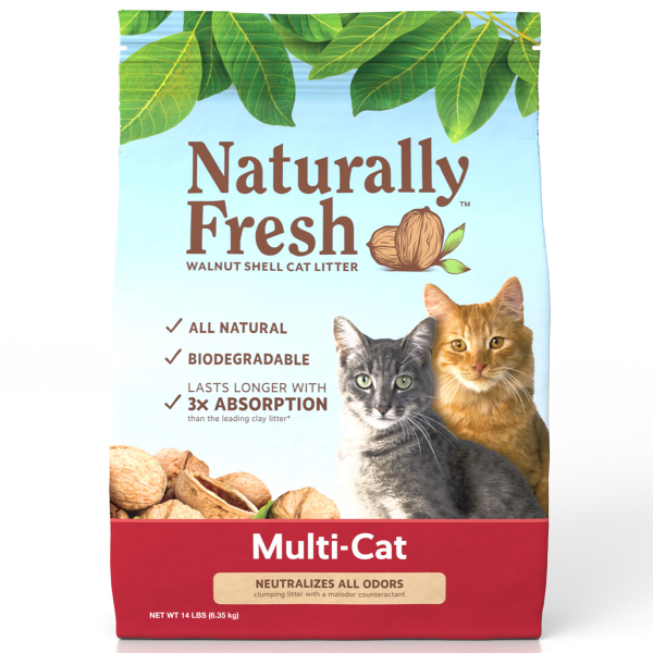 Naturally Fresh Litter - Multi Cat Quick Clumping 11.79 kg - Pisces Pet Emporium