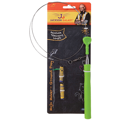 Jackson Galaxy Telescoping Wand with Toy - Pisces Pet Emporium