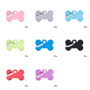 My Family Small Bone Aluminum Pet ID Tag - Pisces Pet Emporium