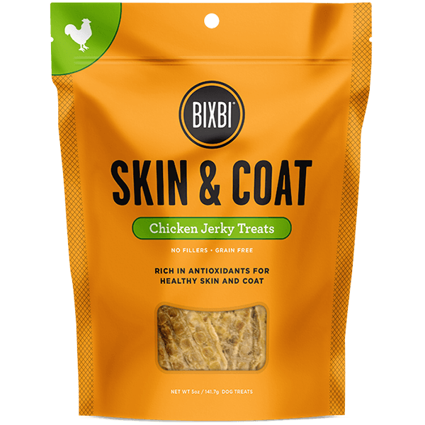 Bixbi Skin & Coat Chicken Jerky - Pisces Pet Emporium