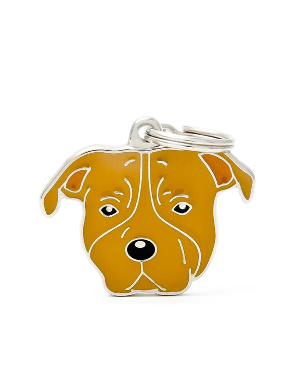 MyFamily Pet Tag - American Staffordshire Dog | Pisces