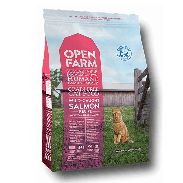 Open Farm Wild-Caught Salmon Recipe Cat Food - Pisces Pet Emporium