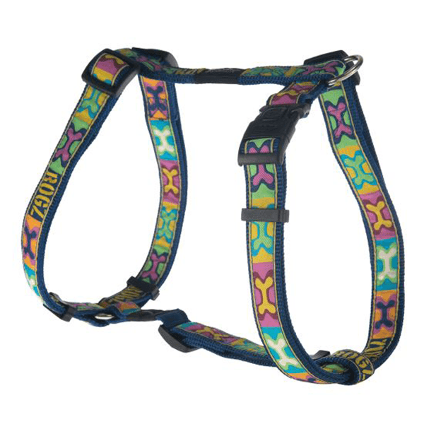 Rogz Beach Bum Large Fancy Dress H-Harness - Available in 10 Designs - Pisces Pet Emporium