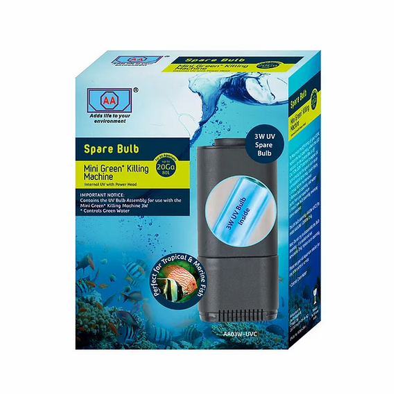 AA Aquarium Green Killing Machine Spare Bulb - Pisces Pet Emporium