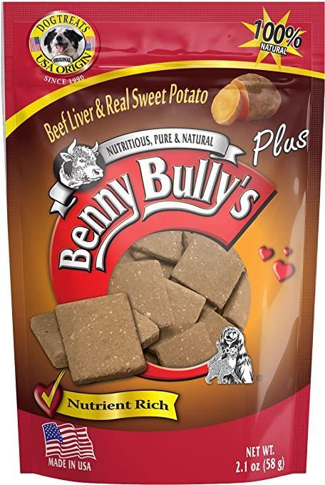 Benny Bullys FD Beef Liver Plus Sweet Potato 58g - Pisces Pet Emporium