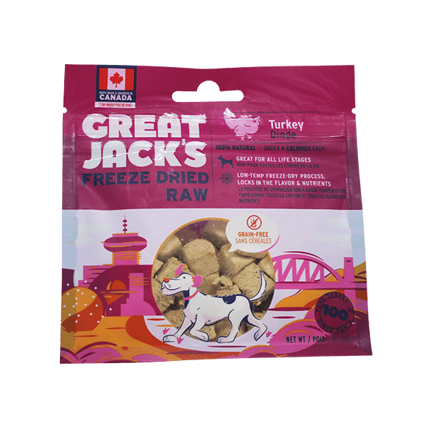 Great Jack's Freeze Dried Raw Turkey - Pisces Pet Emporium