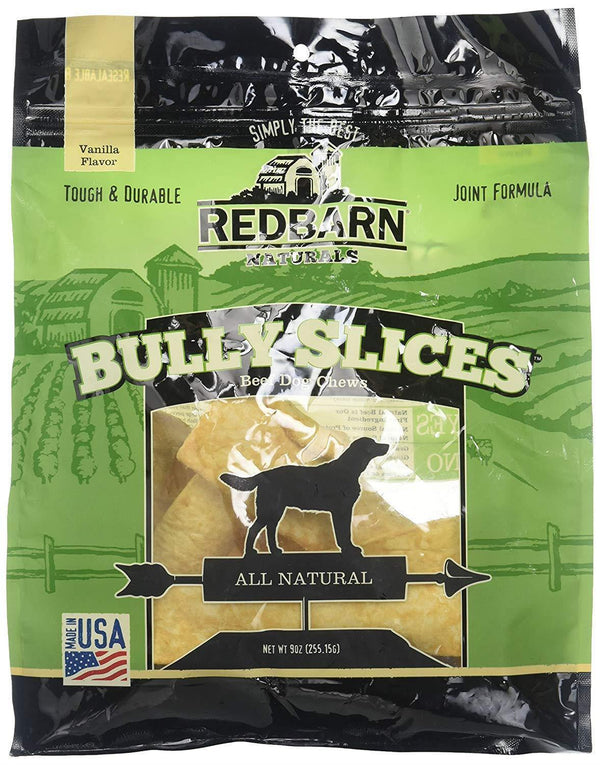 Redbarn Naturals Bully Slices Vanilla Flavour - 255.15g - Pisces Pet Emporium