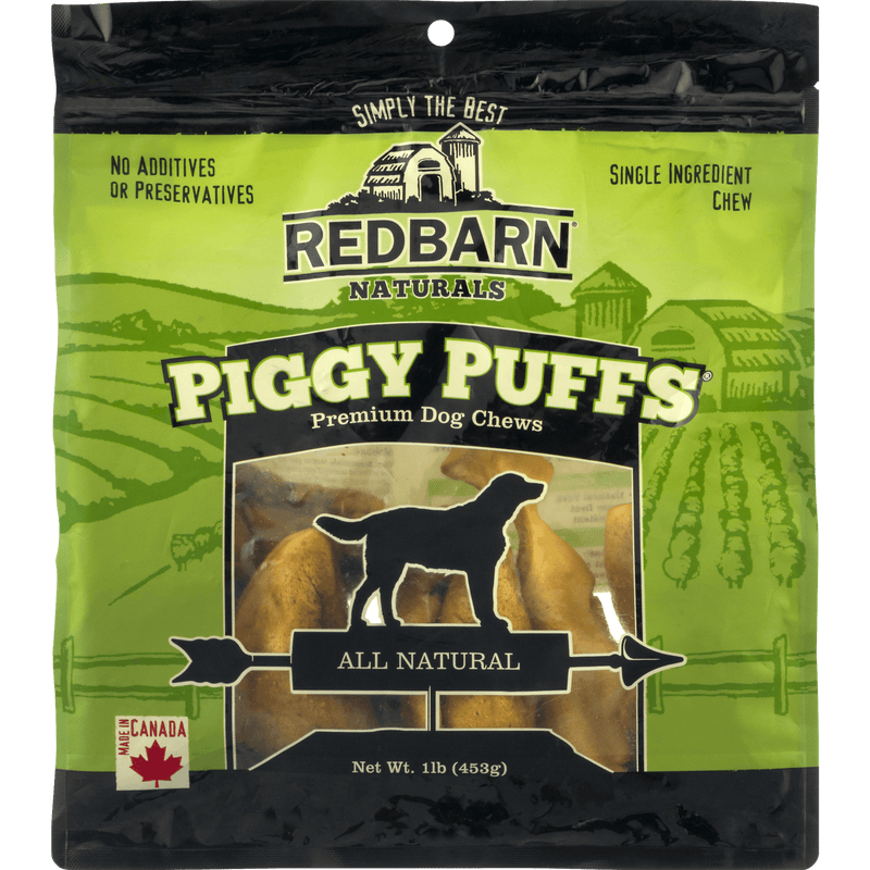Redbarn Naturals Piggy Puffs - 453g - Pisces Pet Emporium
