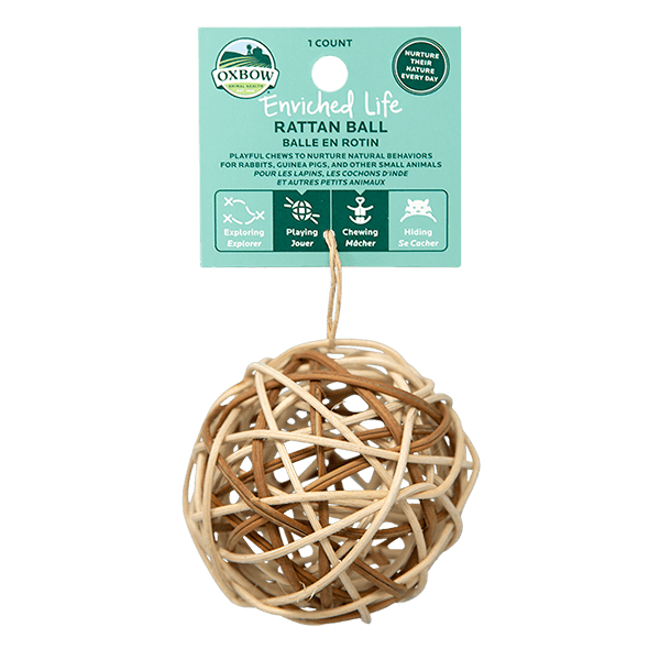 Oxbow Enriched Life Rattan Ball - Pisces Pet Emporium