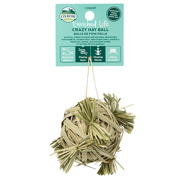 Oxbow Enriched Life Crazy Hay Ball - Pisces Pet Emporium