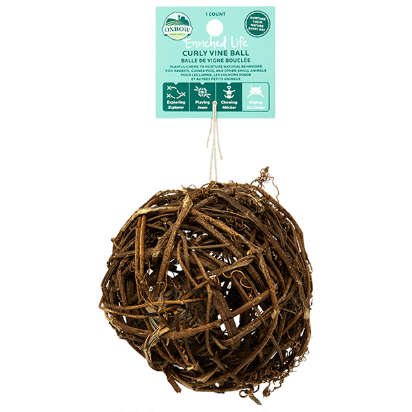 Oxbow Enriched Life Curly Vine Ball - Pisces Pet Emporium