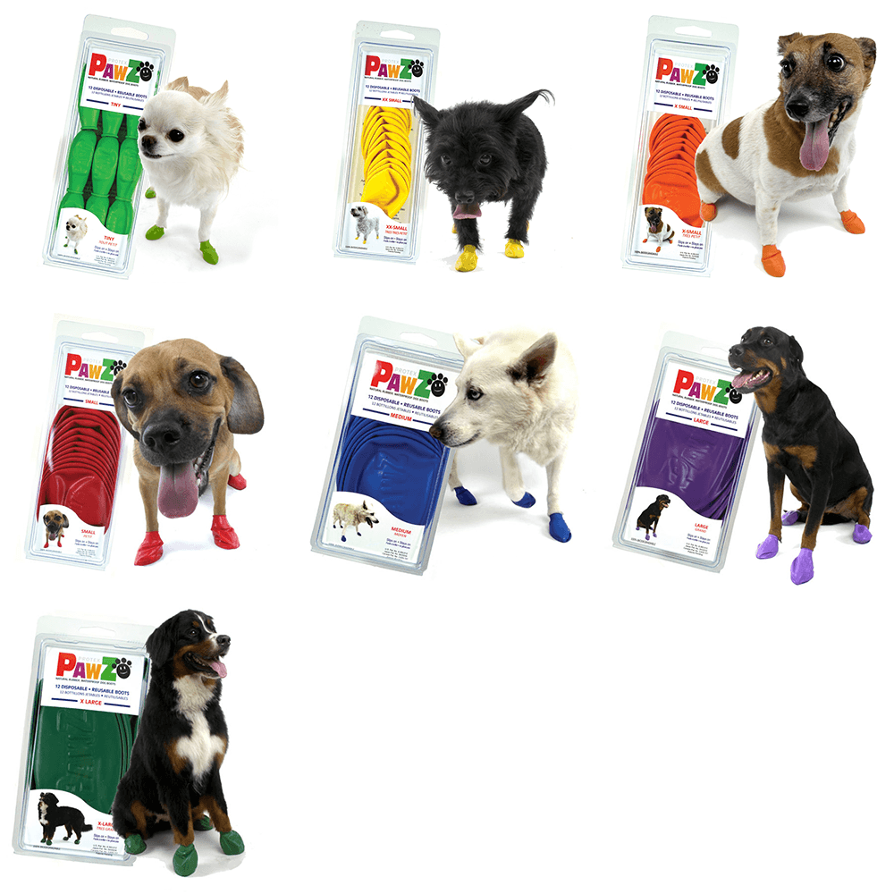 Pawz disposable 2025 rubber dog boots