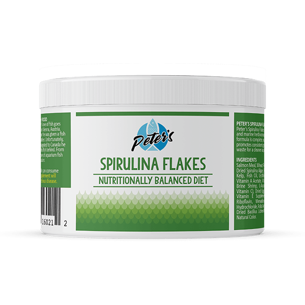 Peter's Spirulina Flakes - Available in 2 Sizes - Pisces Pet Emporium