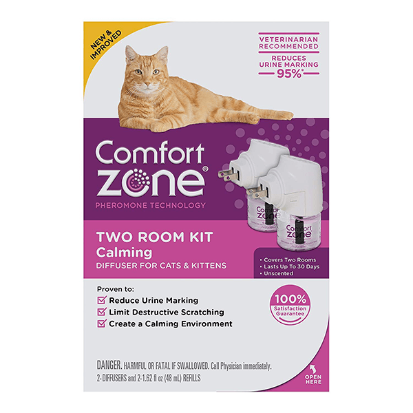 Comfort Zone Calming Diffuser for Cats & Kittens - Two Room Kit - Pisces Pet Emporium