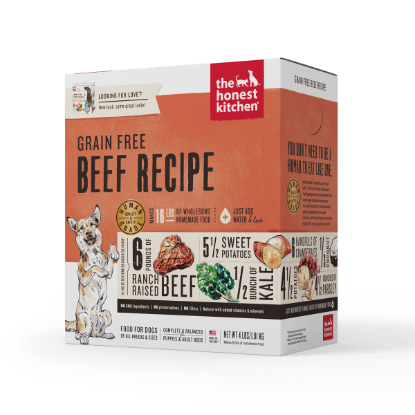 Honest Kitchen Dehydrated Grain Free Beef Recipe - 1.81 kg - Pisces Pet Emporium