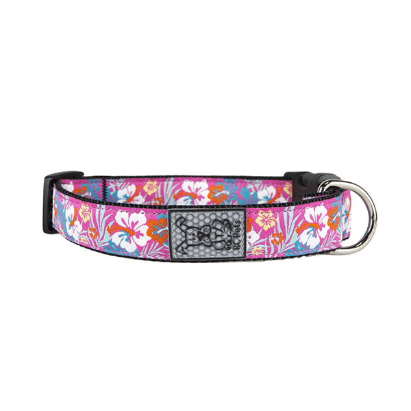 RC Pets Hibiscus Clip Collar - Available in 4 Sizes - Pisces Pet Emporium