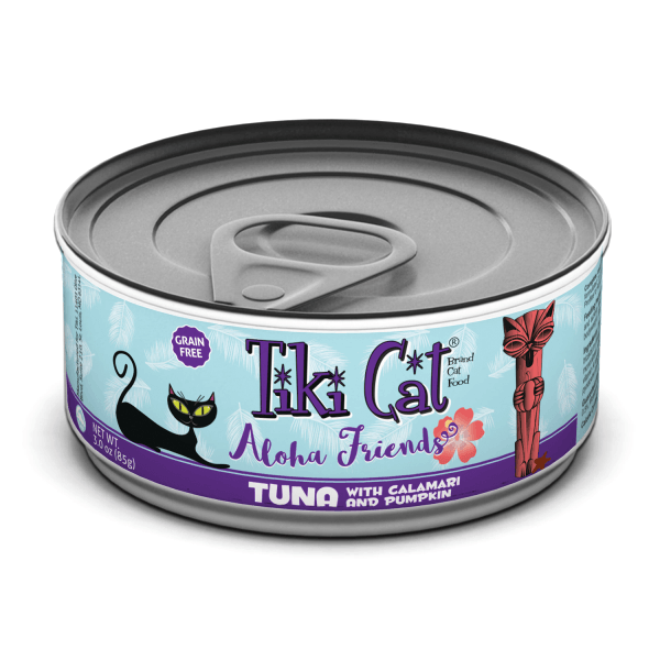 Tiki Cat Aloha Friends Tuna with Calamari & Pumpkin - 85g - Pisces Pet Emporium