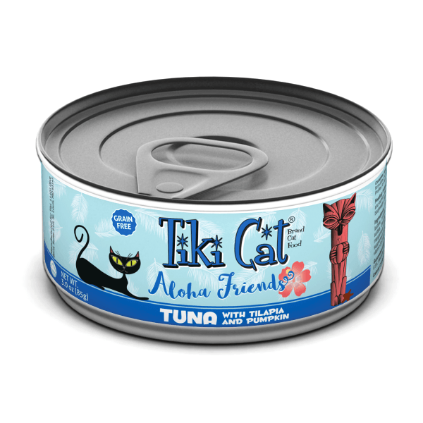 Tiki Cat Aloha Friends Tuna with Tilapia & Pumpkin - 85g - Pisces Pet Emporium