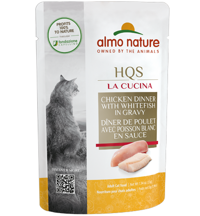 Almo Nature La Cucina Chicken with Whitefish Cat Food 55 g | Pisces Pets