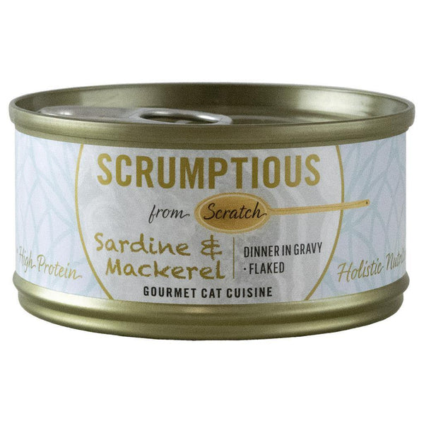 Scrumptious Sardines & Mackerel in Gravy - 80 g - Pisces Pet Emporium