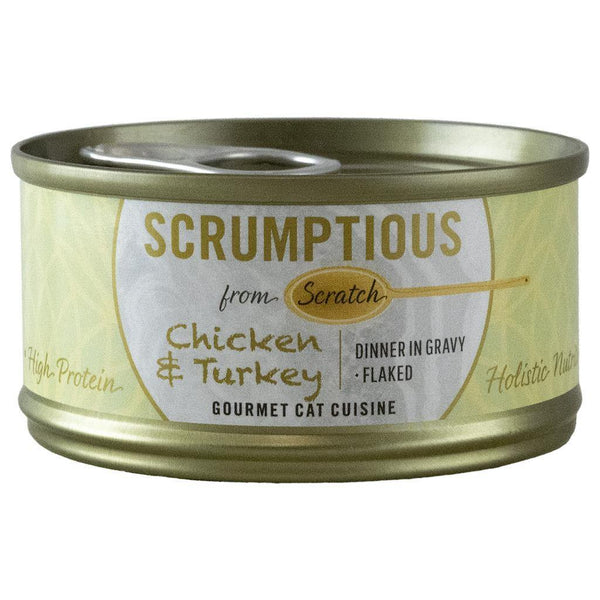 Scrumptious Chicken & Turkey in Gravy - 80 g - Pisces Pet Emporium