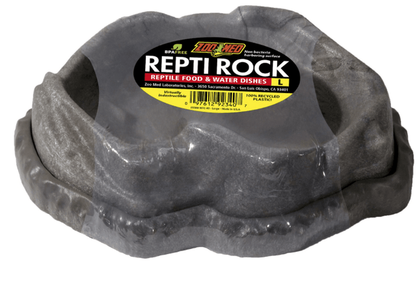 Zoo Med Repti Rock Food & Water Dish Combo - Large - Pisces Pet Emporium
