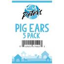 Peter's Pig Ears - 5 Pack - Pisces Pet Emporium