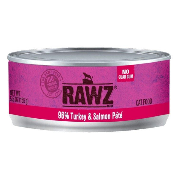Rawz 96% Turkey and Salmon Pate Cat Food | Pisces