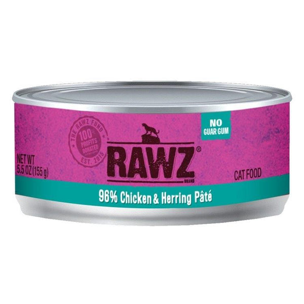 Rawz 96% Chicken & Herring Pate Cat Food | Pisces