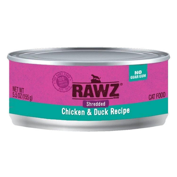 Rawz Shredded Chicken & Duck Cat Food | Pisces