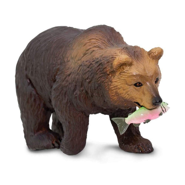 Safari Ltd. Grizzly Bear w/ Fish - Pisces Pet Emporium