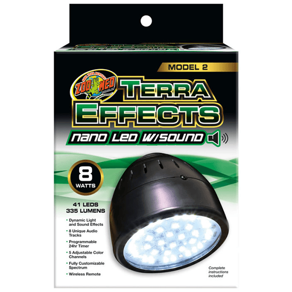 Zoo Med Terra Effects Nano LED with Sounds Model 2 - Pisces Pet Emporium