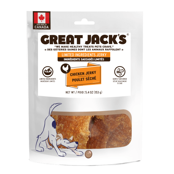 Great Jack's Chicken Jerky - Pisces Pet Emporium