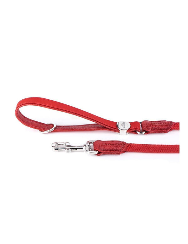 MyFamily Bilbao Rope Leash - Red - Pisces Pet Emporium