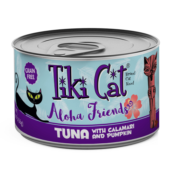 Tiki Cat Aloha Friends Tuna with Calamari & Pumpkin - 156 g - Pisces Pet Emporium