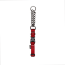 Zeus Deep Red Martingale Collar - Available in 3 Sizes - Pisces Pet Emporium