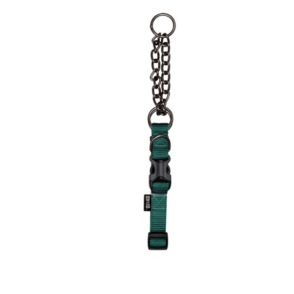 Zeus Forest Green Martingale Collar - Available in 3 Sizes - Pisces Pet Emporium