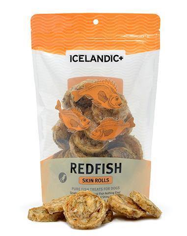 Icelandic Redfish Skin Rolls 3oz - Pisces Pet Emporium