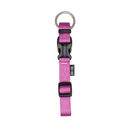 Zeus Fuchsia Adjustable Nylon Collar - Available in 4 Sizes - Pisces Pet Emporium
