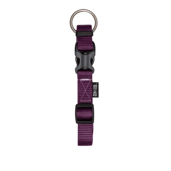 Zeus Royal Purple Adjustable Nylon Collar - Available in 4 Sizes - Pisces Pet Emporium