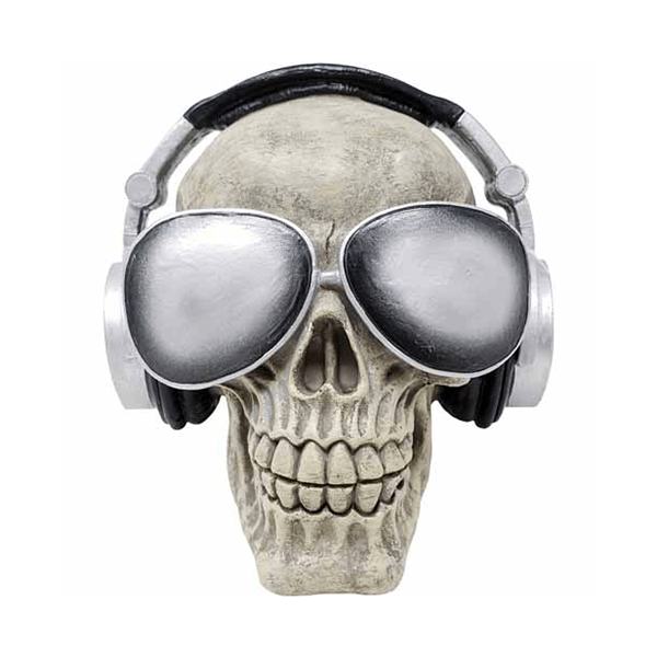 Penn Plax Skull with Sunglasses & Headphones - Pisces Pet Emporium